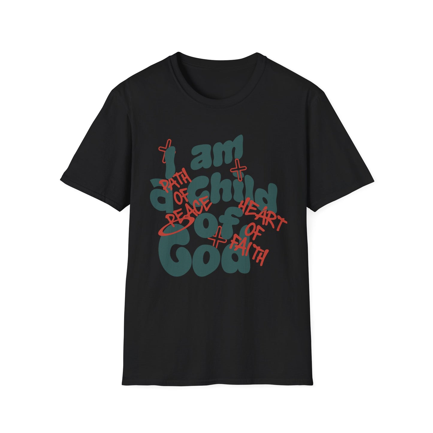 Child of God Tee- Green Script