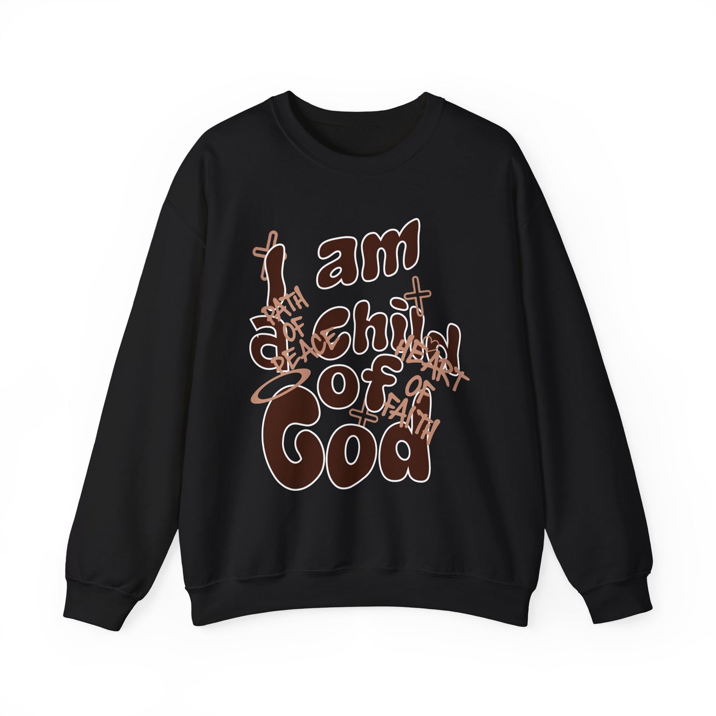 Child of God Sweatshirt - Brown Script