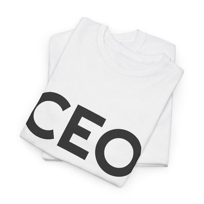 CEO Black Lettered Short Sleeve Tee