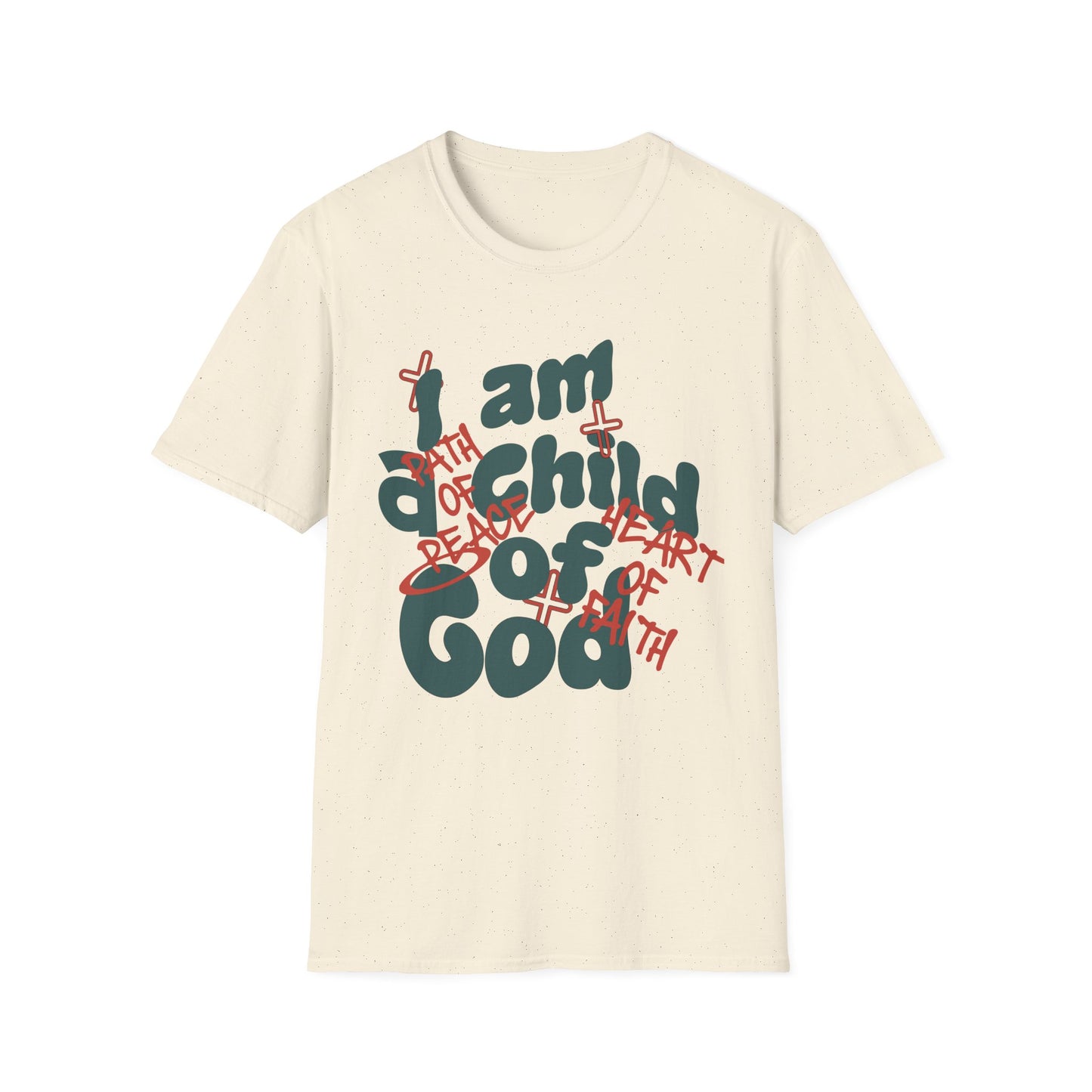 Child of God Tee- Green Script