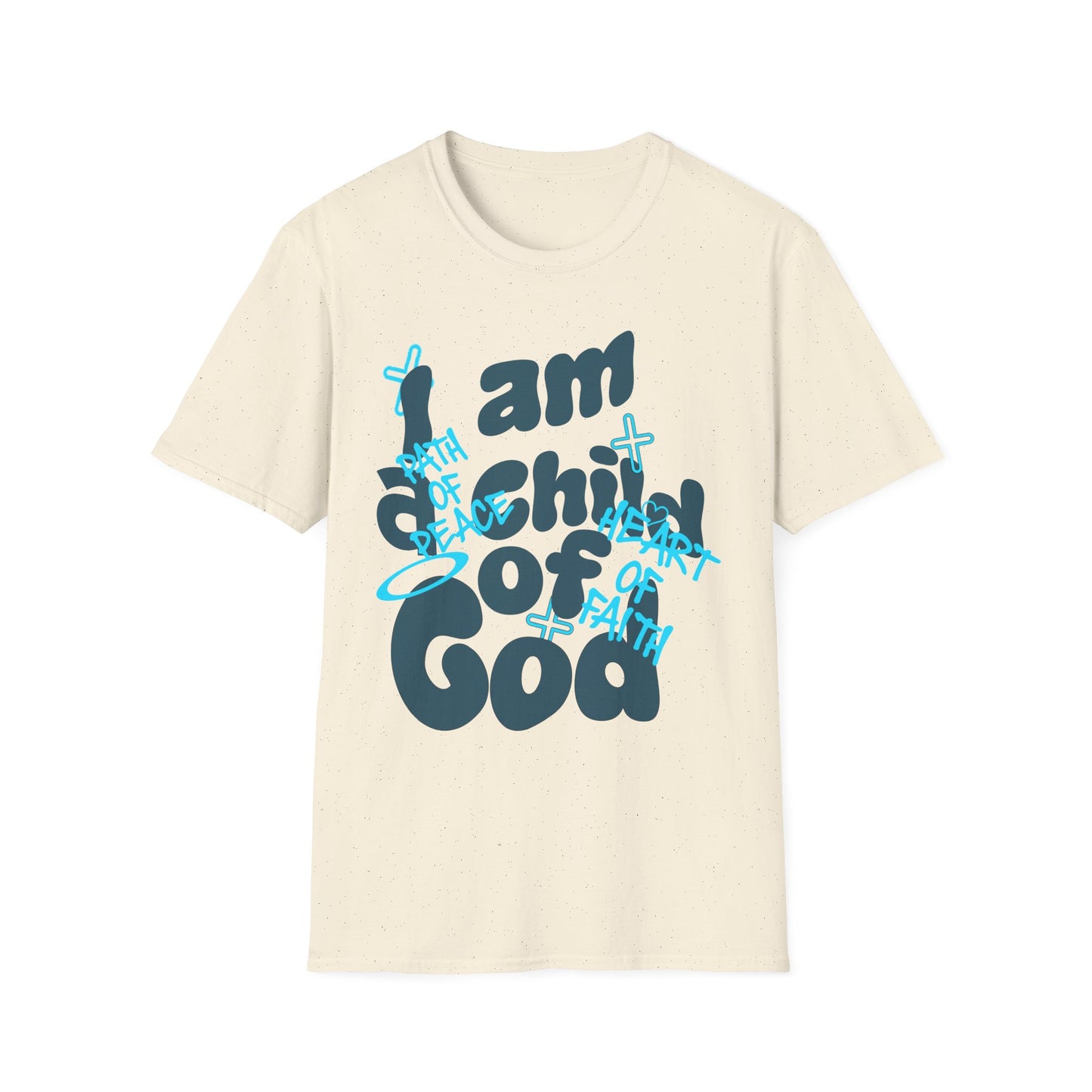 Child of God Tee -Blue Script