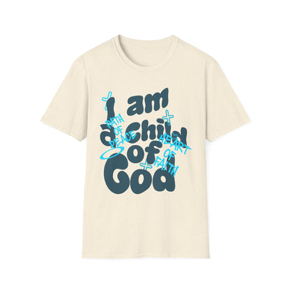 Child of God Tee -Blue Script