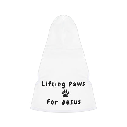 Lifting Paws for Jesus Pet Hoodie