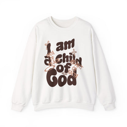 Child of God Sweatshirt - Brown Script