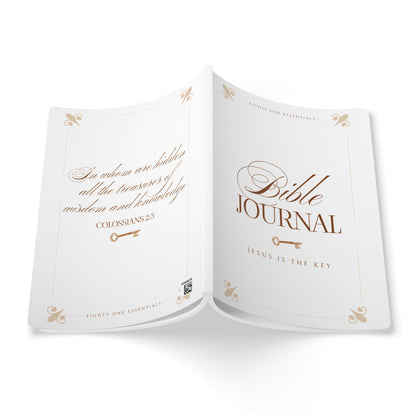 Key Softcover Faith Journal – Scripture Writing, Gratitude & Prayer Notebook