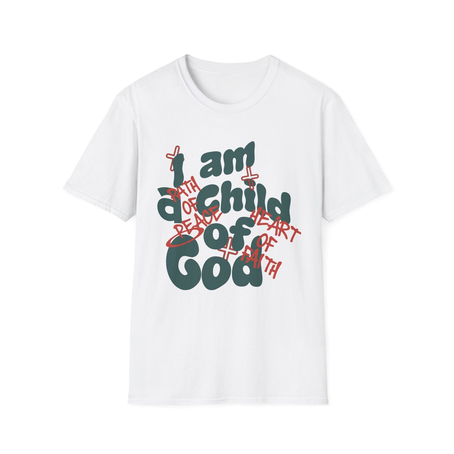 Child of God Tee- Green Script