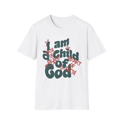 Child of God Tee- Green Script