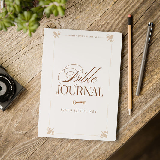 Key Softcover Faith Journal – Scripture Writing, Gratitude & Prayer Notebook