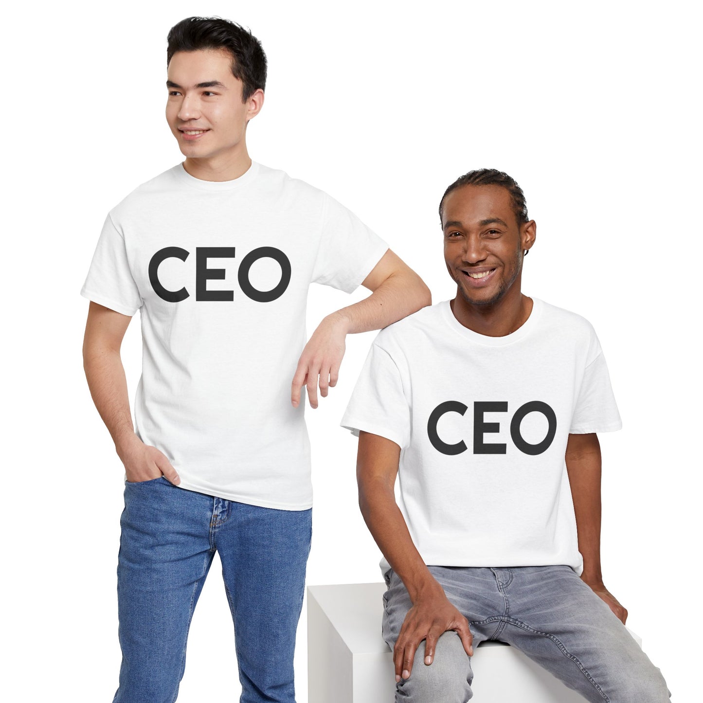 CEO Black Lettered Short Sleeve Tee