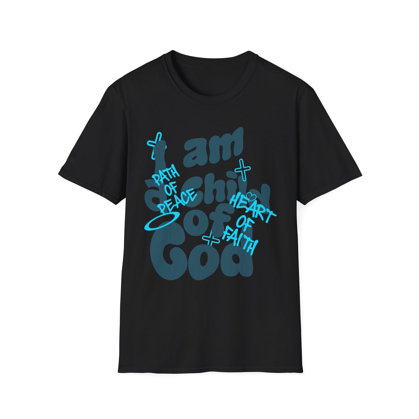 Child of God Tee -Blue Script