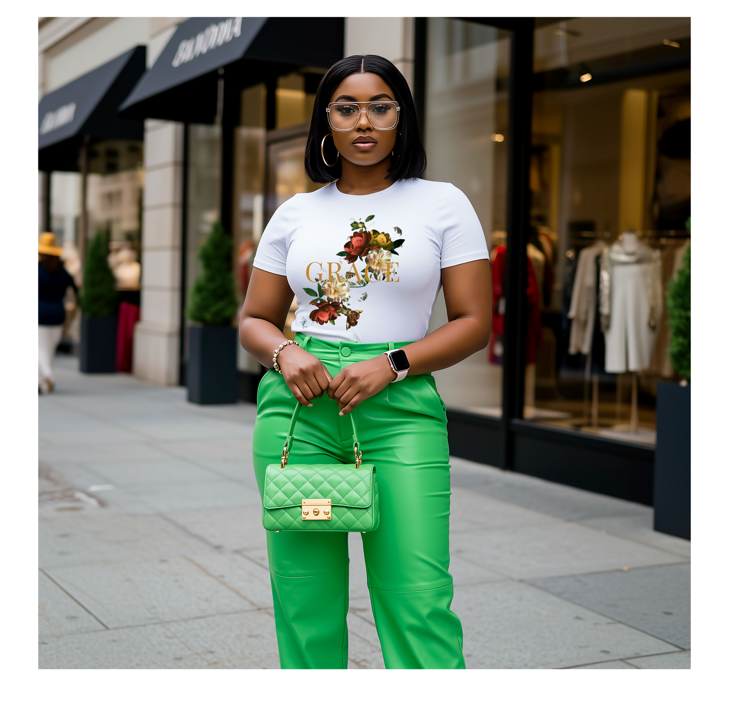 Grace - Vintage Roses Graphic Tee