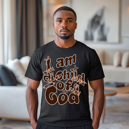 Child of God Tee -Brown Script