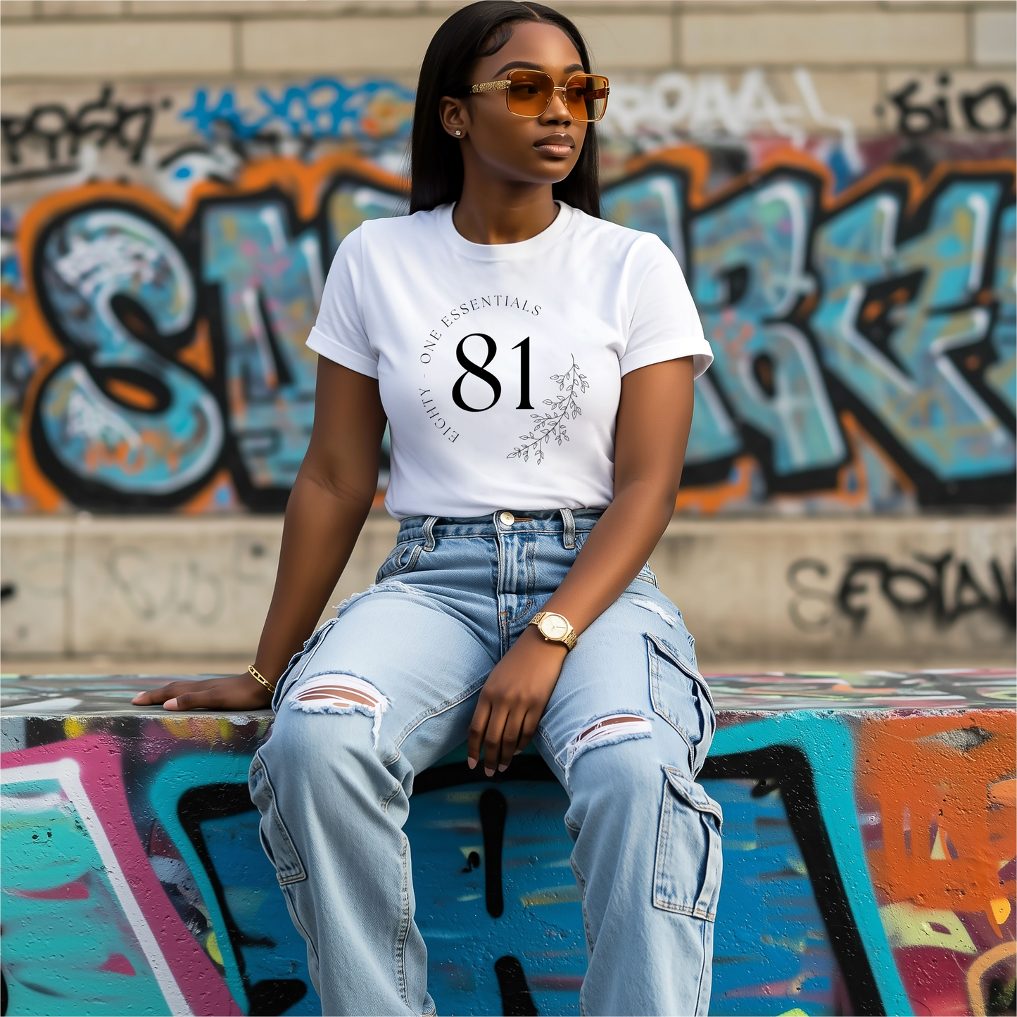 81 Branded Merch T‑Shirt White Edition