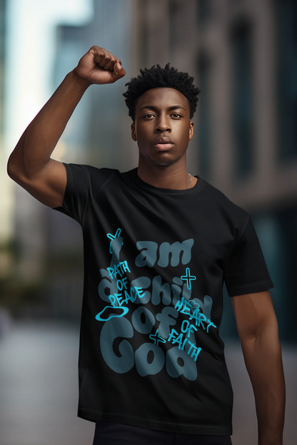Child of God Tee -Blue Script