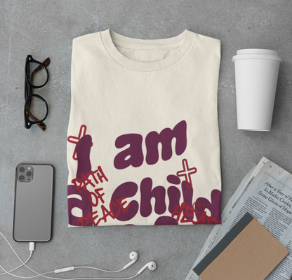 Child of God Tee-Purple Script