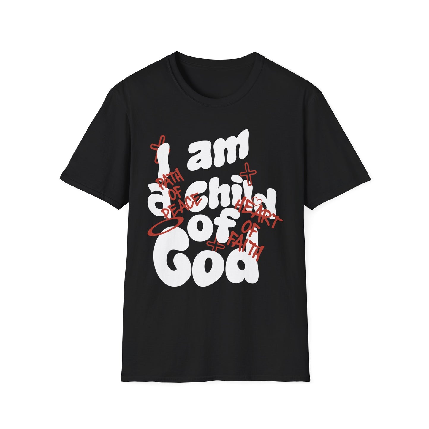 Child Of God Tee-White Script