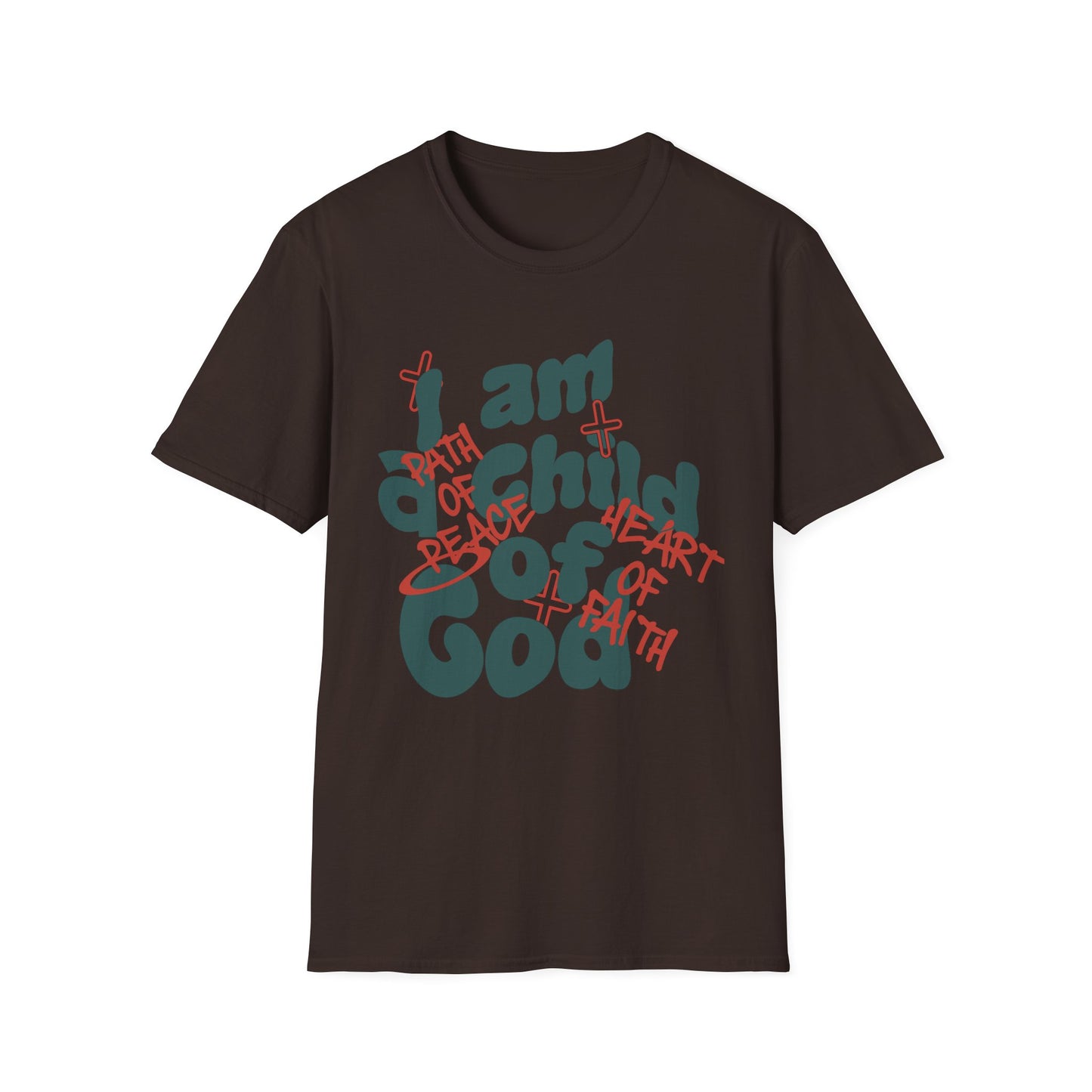 Child of God Tee- Green Script