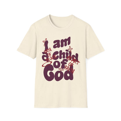 Child of God Tee-Purple Script