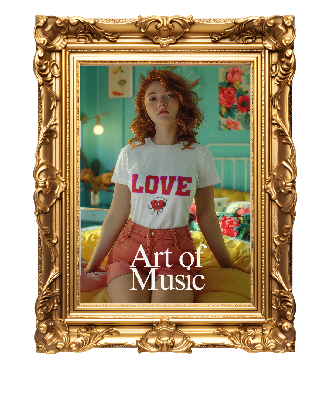 LOVE of Music Graphic T‑Shirt