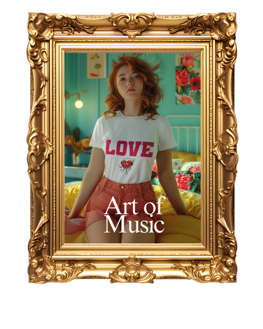 LOVE of Music Graphic T‑Shirt