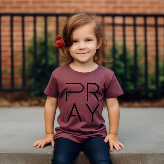 Toddler Tee — "PRAY"