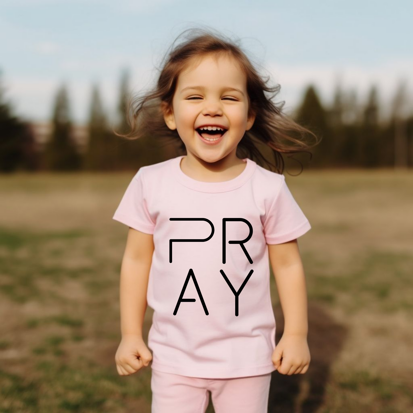 Toddler Tee — "PRAY"