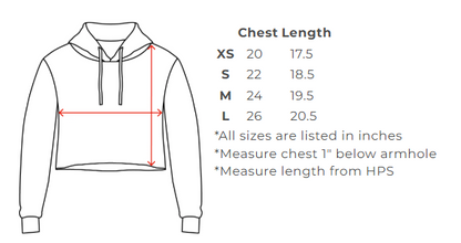 Mi Amor Soft Cropped Hoodie