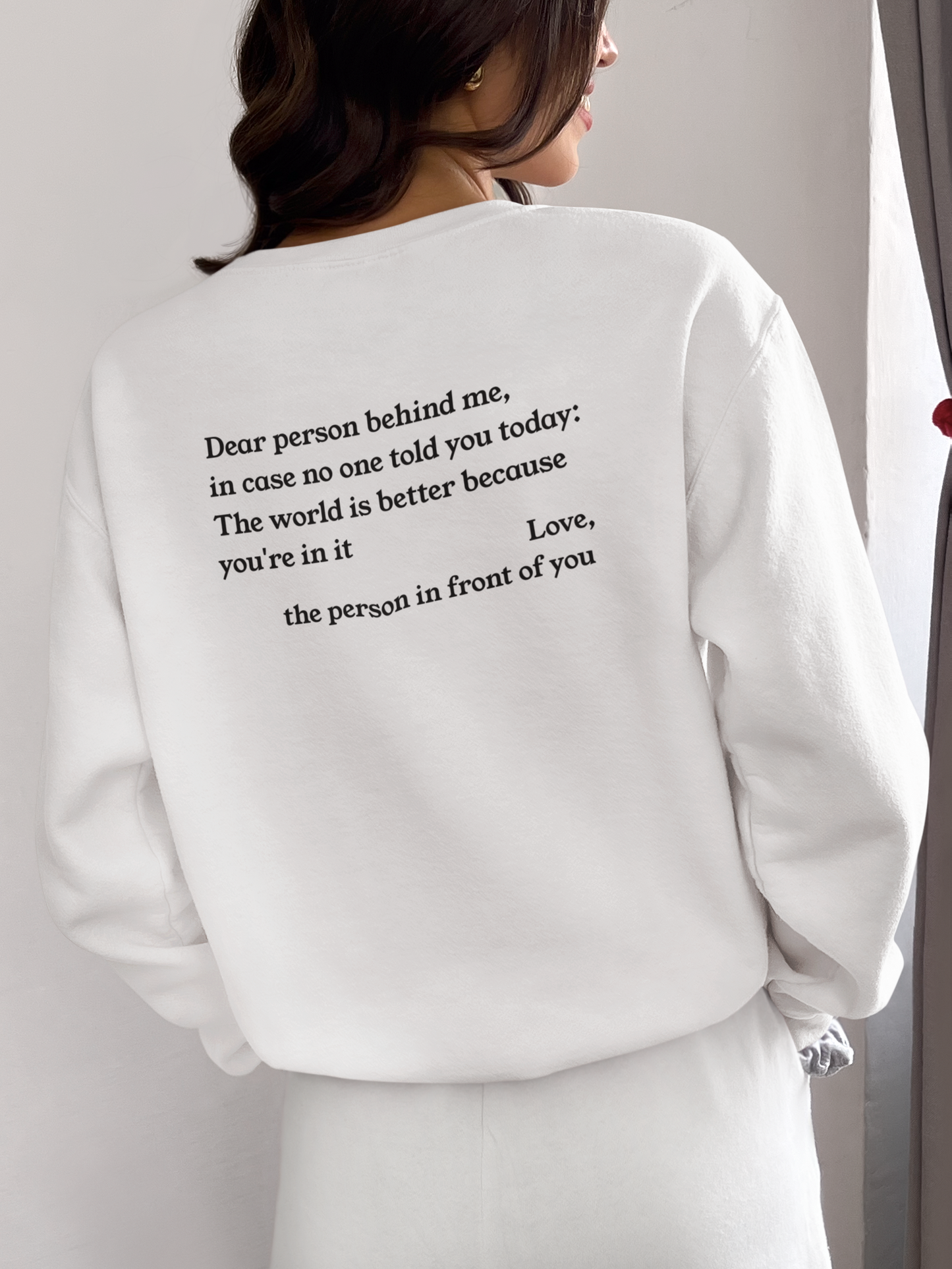 You Are Enough Adult Crewneck Sweatshirt