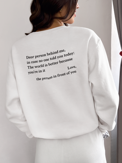 You Are Enough Adult Crewneck Sweatshirt