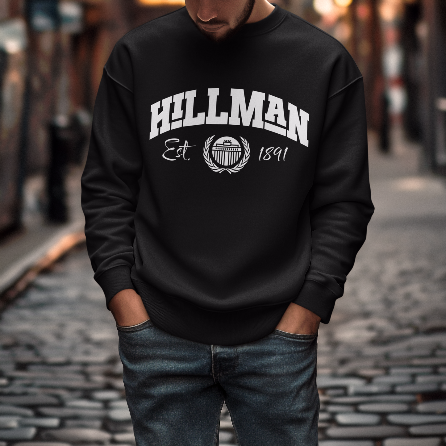 Hillman Vintage Collegiate Crewneck