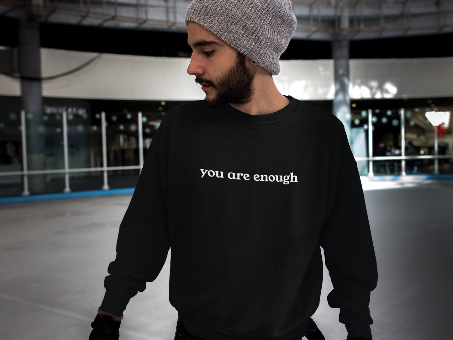 You Are Enough Adult Crewneck Sweatshirt