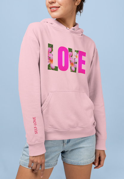 LOVE Floral Hoodie