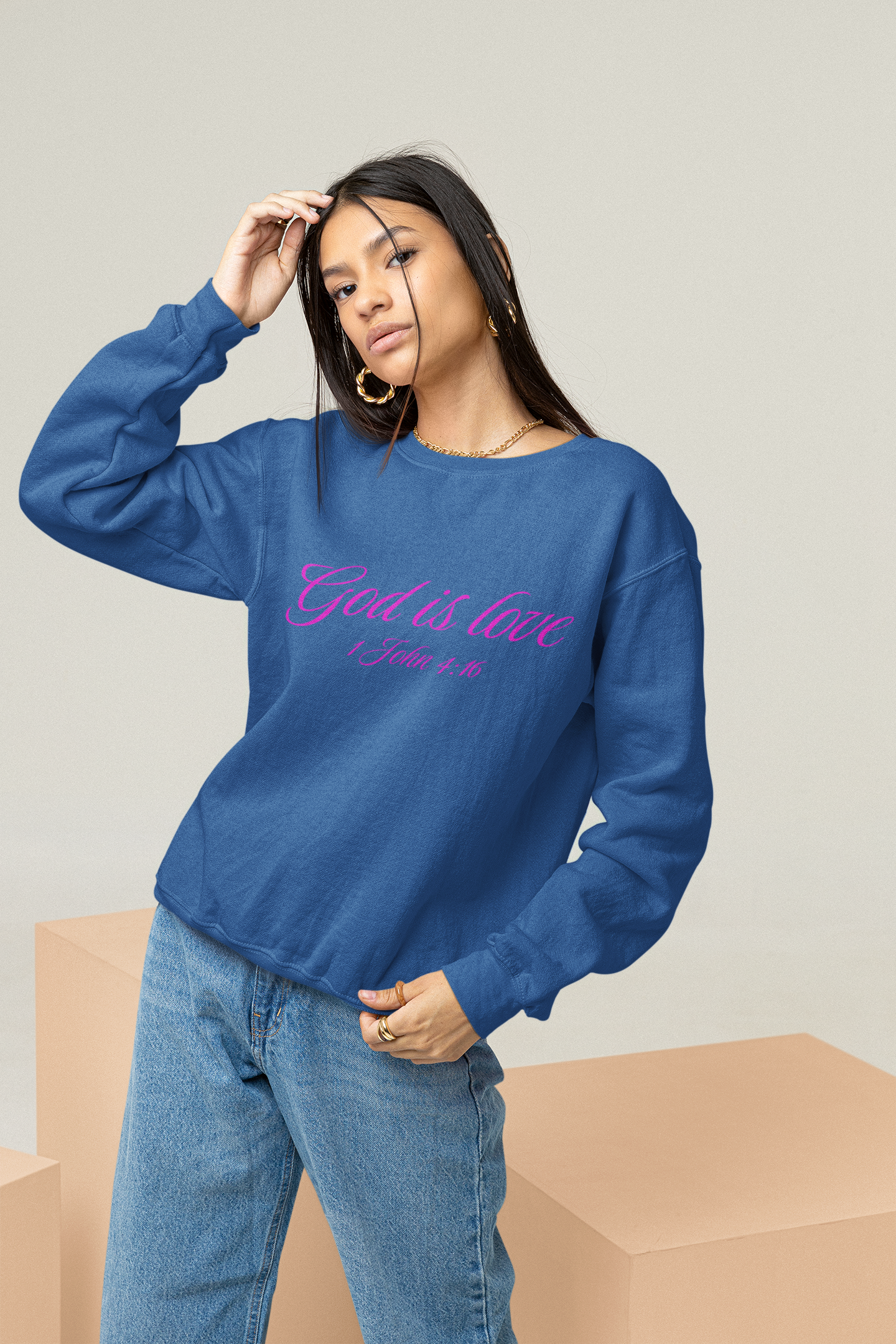 God Is Love Crewneck Sweatshirt