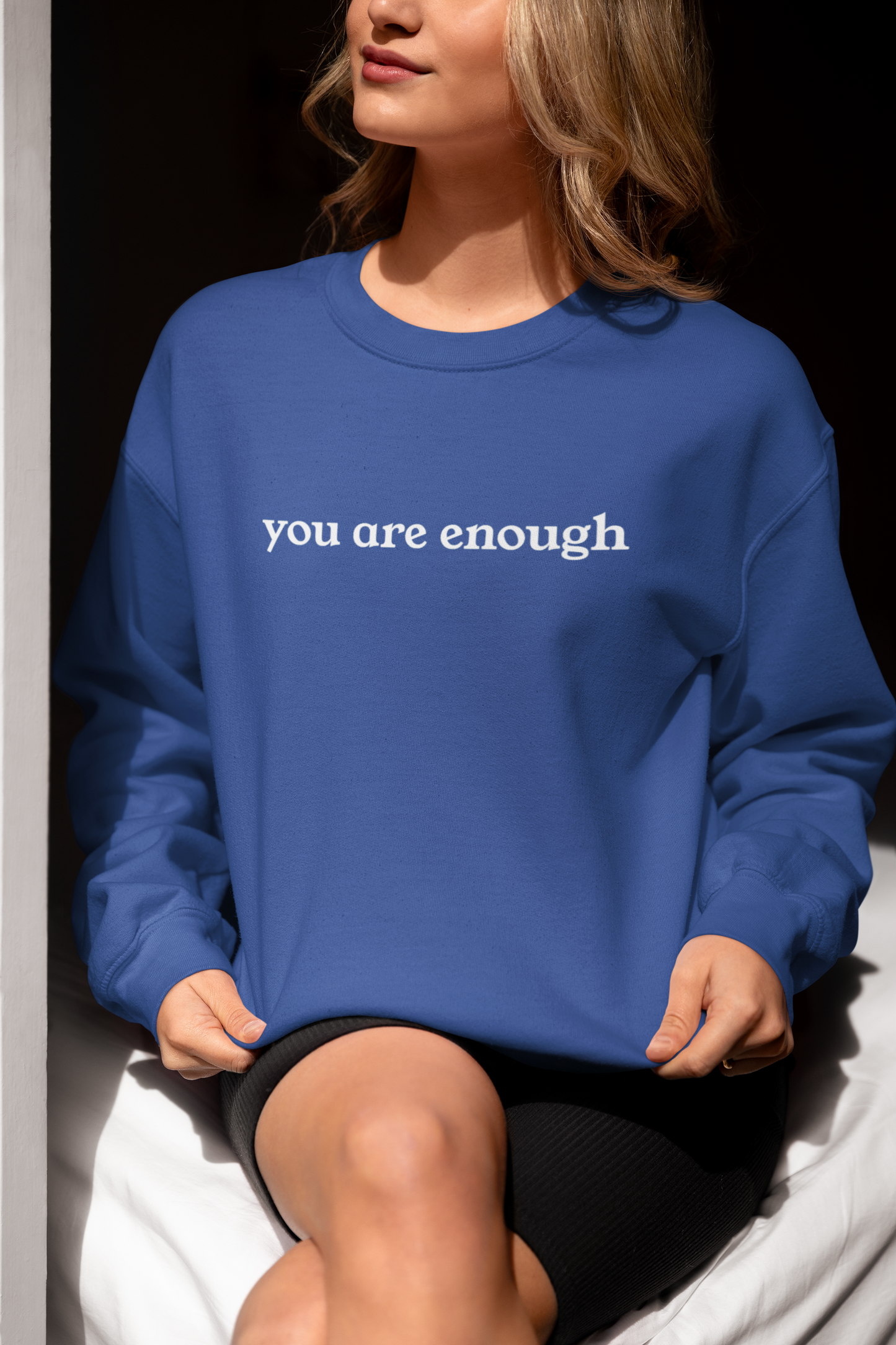 You Are Enough Adult Crewneck Sweatshirt